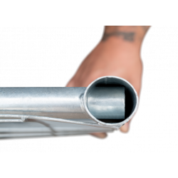 Bauzaun 15 kg Profi Business Rohr in Rohr - handgeschweißt - feuerverzinkt