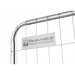 BAUZAUNWELT 15,5 kg 3,5 x 2,0 m Mobilzaun Round Top - Rundrahmen - extra stabil
