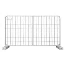 BAUZAUNWELT 15,5 kg 3,5 x 2,0 m Mobilzaun Round Top - Rundrahmen - extra stabil