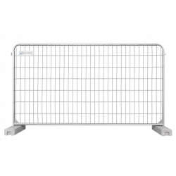 BAUZAUNWELT 15,5 kg 3,5 x 2,0 m Mobilzaun Round Top - Rundrahmen - extra stabil