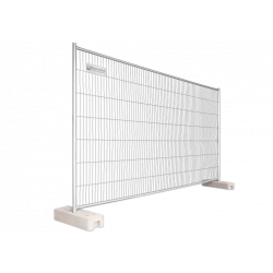 BAUZAUNWELT 15,5 kg Anti Climb 3,5 x 2,0 m Mobilzaun - Masche 43 x 262 mm - stabil