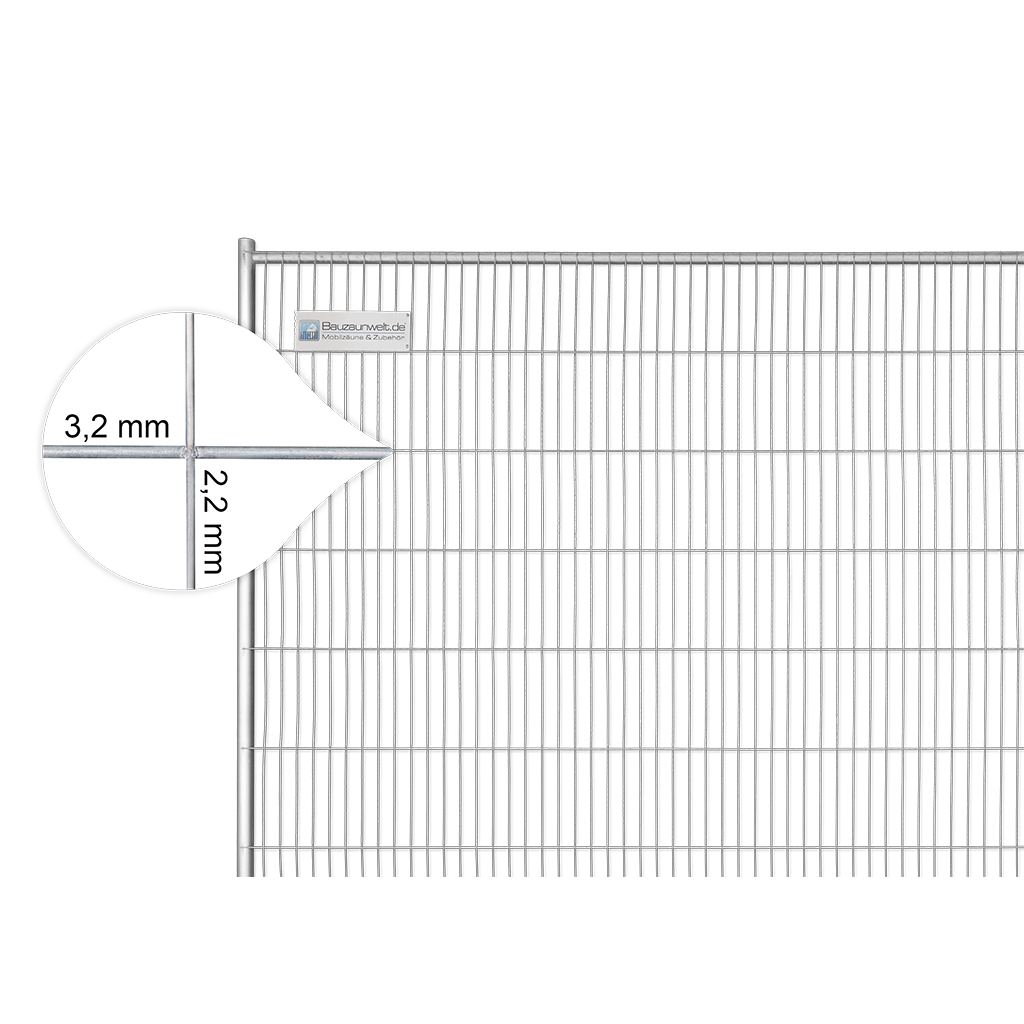 Bauzaun 15,5 kg Anti Climb Masche 43 x 262 mm Draht 3,2 x 2,2 mm