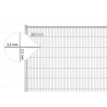 Stavební plot 15,5 kg Protišplhací pletivo 43 x 262 mm drát 3,2 x 2,2 mm