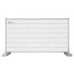 BAUZAUNWELT 15,5 kg Anti Climb 3,5 x 2,0 m Mobilzaun - Masche 43 x 262 mm - stabil