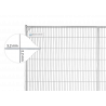 Stavební plot 15,5 kg Protišplhací pletivo 43 x 262 mm drát 3,2 x 2,2 mm