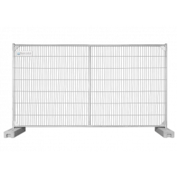 BAUZAUNWELT 15,5 kg Anti Climb 3,5 x 2,0 m Mobilzaun - Masche 43 x 262 mm - stabil