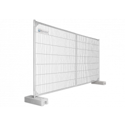 BAUZAUNWELT 15,5 kg Anti Climb 3,5 x 2,0 m Mobilzaun - Masche 43 x 262 mm - stabil