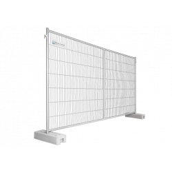 BAUZAUNWELT 15,5 kg Anti Climb 3,5 x 2,0 m Mobilzaun - Masche 43 x 262 mm - stabil