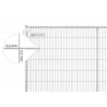Stavební plot 15,5 kg Protišplhací pletivo 43 x 262 mm drát 3,2 x 2,2 mm