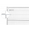 Stavební plot 15,5 kg Protišplhací pletivo 43 x 262 mm drát 3,2 x 2,2 mm