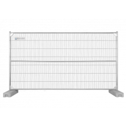 BAUZAUNWELT 15,5 kg Anti Climb 3,5 x 2,0 m Mobilzaun - Masche 43 x 262 mm - stabil
