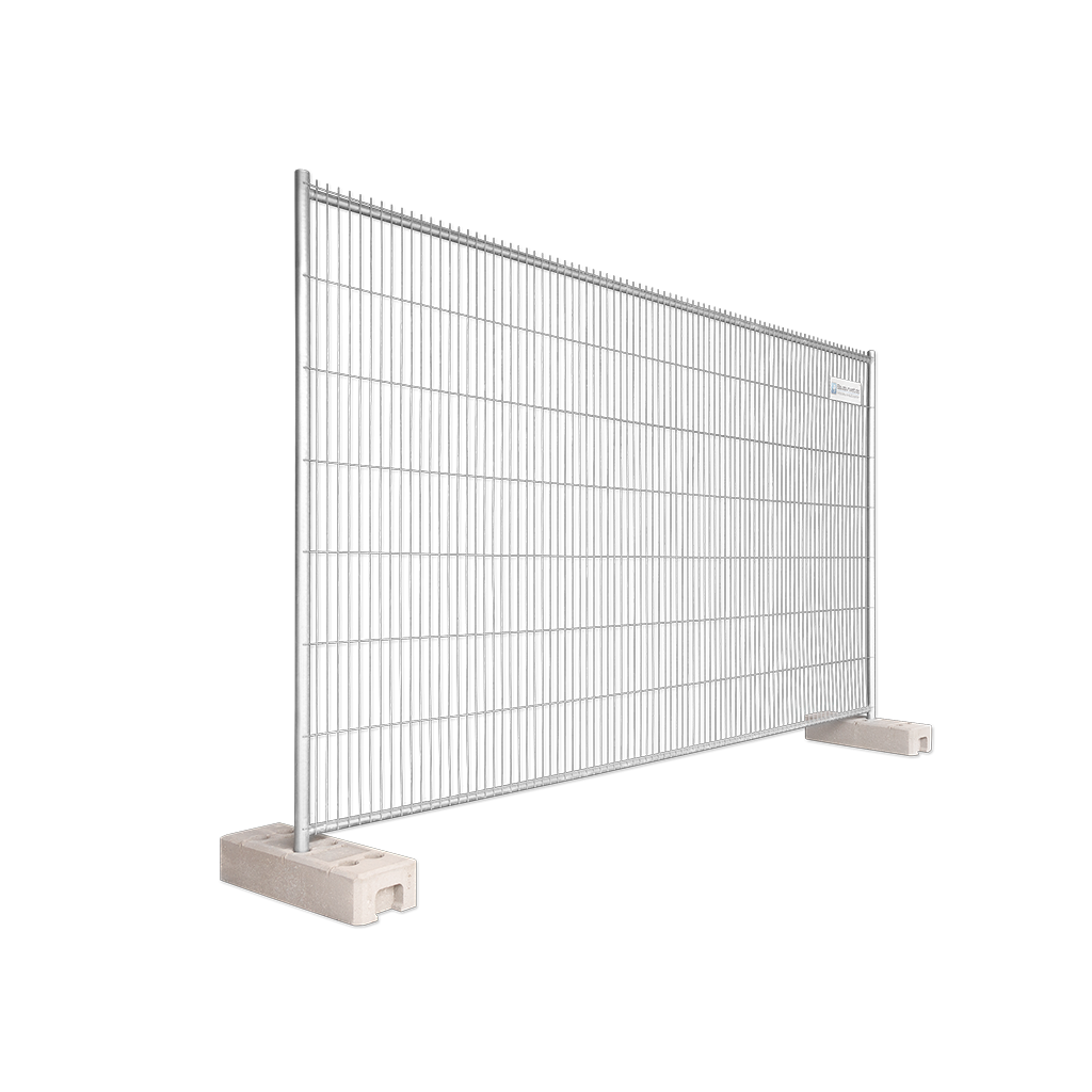 BAUZAUNWELT 19 kg High Security 3,5 x 2,0 m Mobilzaun - Masche 42 x 253 mm - extra stabil