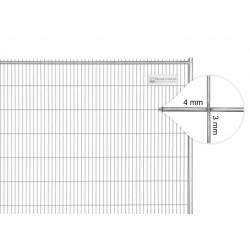 Bauzaun 23 kg High Security Masche 38 x 253 mm Draht 4 x 3 mm