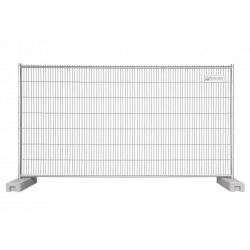 BAUZAUNWELT 19 kg High Security 3,5 x 2,0 m Mobilzaun - Masche 42 x 253 mm - extra stabil
