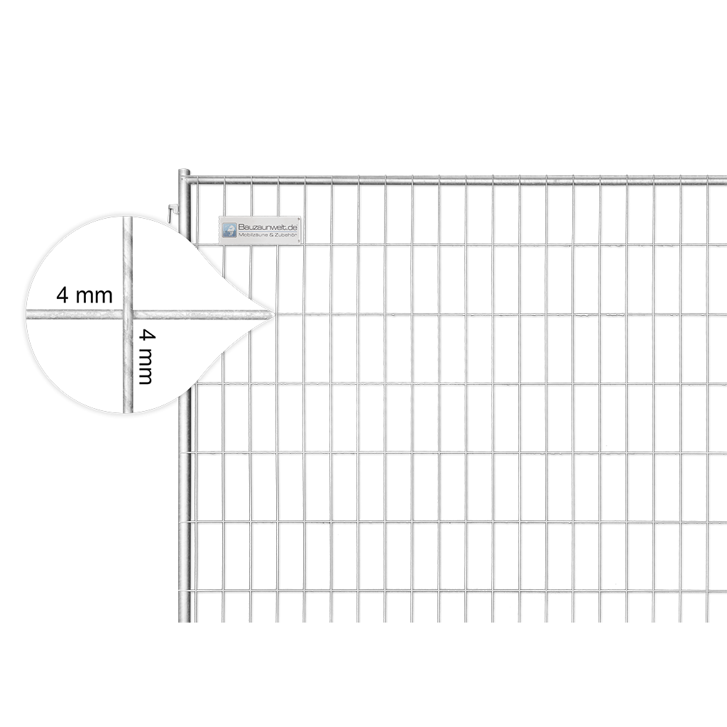 Stavební plot 20 kg Profi Exclusive trubka v trubce - ručně svařovaný - žárově zinkovaný