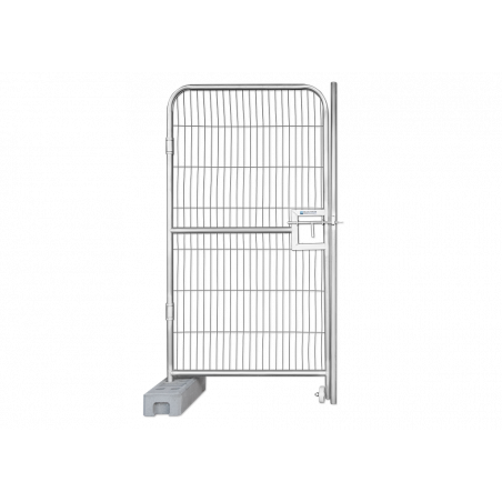 Bauzaun Tür 1,15 x 2,00 m - engmaschig mit Rundrahmen
