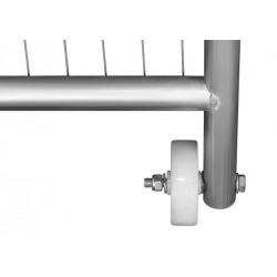 Bauzaun Tür 1,15 x 2,00 m - engmaschig mit Rundrahmen