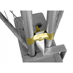 Bauzaun Aushebesicherung - Diebstahlschutz zum verschrauben