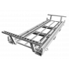 Twin traverse for construction fences and base plates