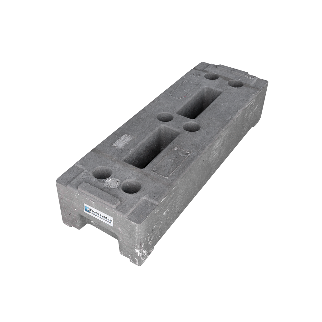 Construction fence base PE 22 kg - sustainably produced with recycled PE