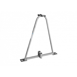 Bauzaunständer aus Stahl - Besfestigung mit Erdnägel oder zum Aufdübeln