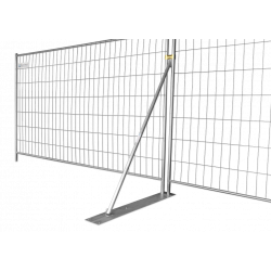 Construction fence support strut special