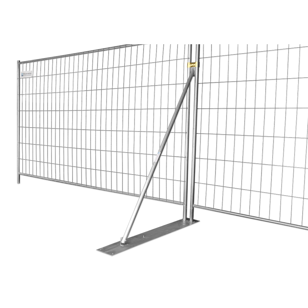 Construction fence support strut special