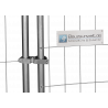 Construction fence lock - for padlocks - for locking a fence system