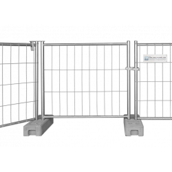 Bauzaunschloss - für Vorhangschlösser - zum verschließen einer Zaunanlage