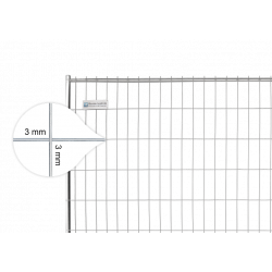 BAUZAUNWELT 13 kg 3,5 x 2,0 m Mobilzaun EUTOP - stabil - Draht 3 mm