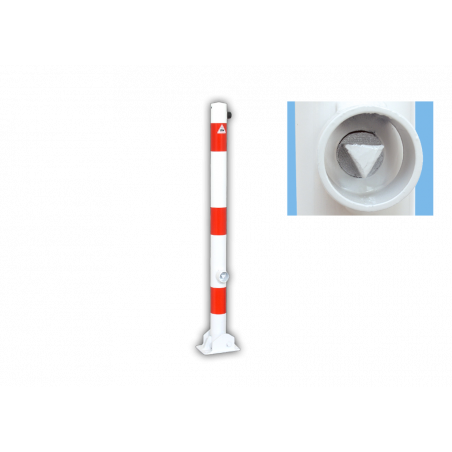 76 mm foldable bollard