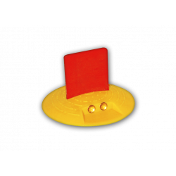 Marker button with flag