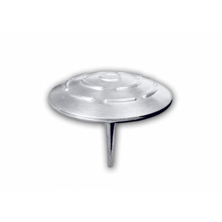 Aluminum marking nails with pointed shaft for insertion