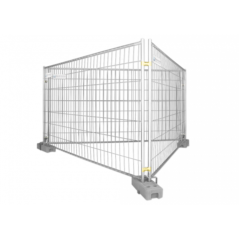 Construction Fence World Triangle - Set for Banner Advertising - 14 kg Eutop Exclusive Construction Fence