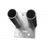 Construction fence base plate (small) - for screwing onto a solid surface