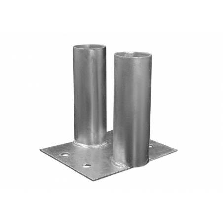 Construction fence base plate (small) - for screwing onto a solid surface