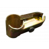 Construction fence safety swivel joint - for creating construction fence gates