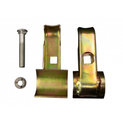 Bauzaun Sicherheits - Drehgelenk - zur Erstellung von Bauzauntoren