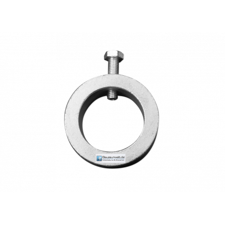 Construction fence - swing gate track ring - for creating construction fence gates