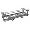 BAUZAUNWELT 11 kg Premium 2,20 x 2,00 m 15er Set - 16 kg PE Fuß