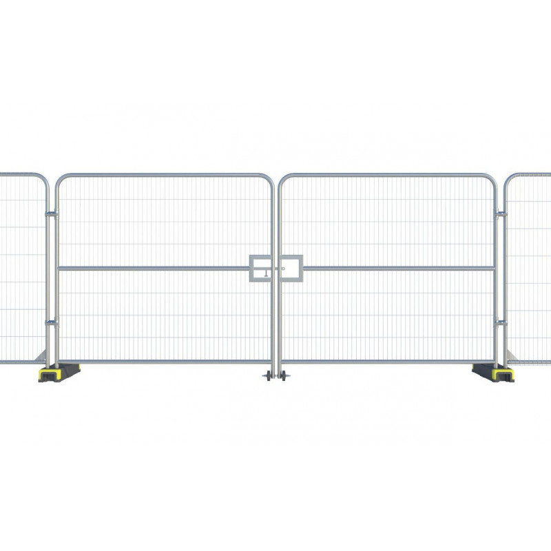 Construction fence, truck gate