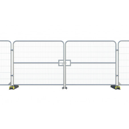 Construction fence, truck gate