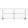 Construction fence, truck gate