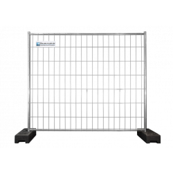 BAUZAUNWELT 11 kg Premium 2,20 x 2,00 m 15er Set - 16 kg PE Fuß