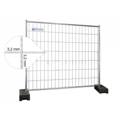 BAUZAUNWELT 11 kg extra stabil 2,20 x 2,00 m - Drahtstärke 3,2 mm