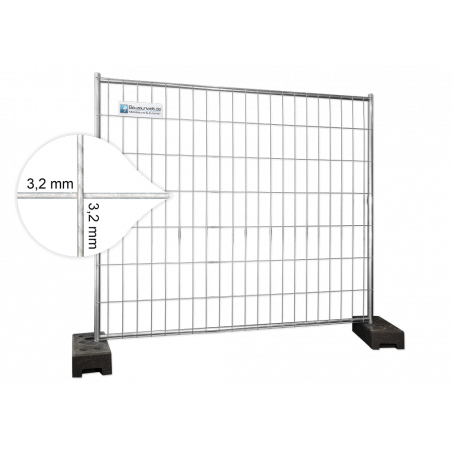 BAUZAUNWELT 11 kg extra stabil 2,20 x 2,00 m - Drahtstärke 3,2 mm
