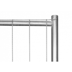 BAUZAUNWELT 18 kg 3,5 x 2,0 m Mobilzaun EUTOP Profi - extra stabil - Draht 4 mm