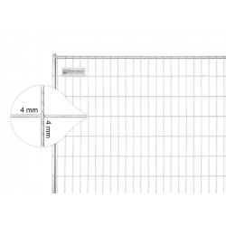 BAUZAUNWELT 18 kg 3,5 x 2,0 m Mobilzaun EUTOP Profi - extra stabil - Draht 4 mm