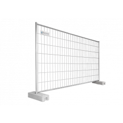 BAUZAUNWELT 18 kg 3,5 x 2,0 m Mobilzaun EUTOP Profi - extra stabil - Draht 4 mm