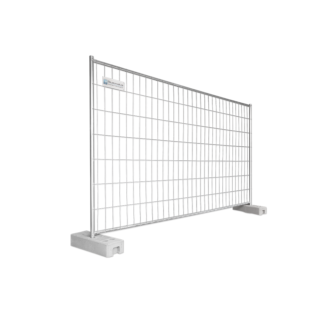 BAUZAUNWELT 18 kg 3,5 x 2,0 m Mobilzaun EUTOP Profi - extra stabil - Draht 4 mm